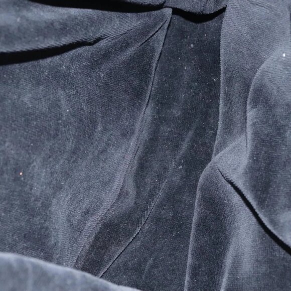 CHANEL Matelasse COCO Mark Tote Bag pile Black Silver CC Auth BA4775 - Picture 10 of 16